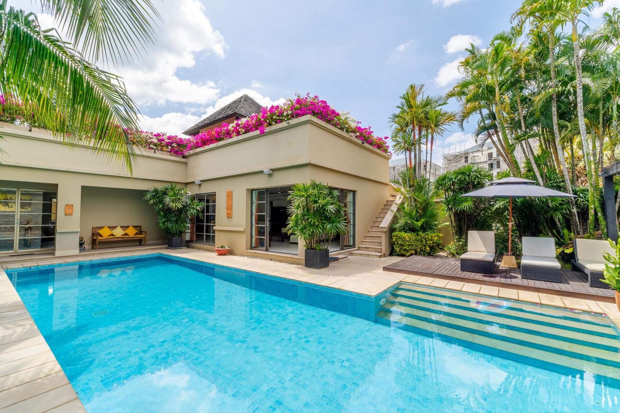 Exotic 3br Solandra With Tropical Pool And Private Rooftop Terrace In Bangtao